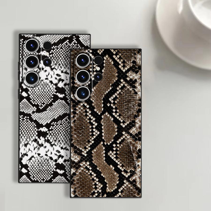 Phone Cases Samsung S25 Fe - Cover per Telefono con Motivo Pelle