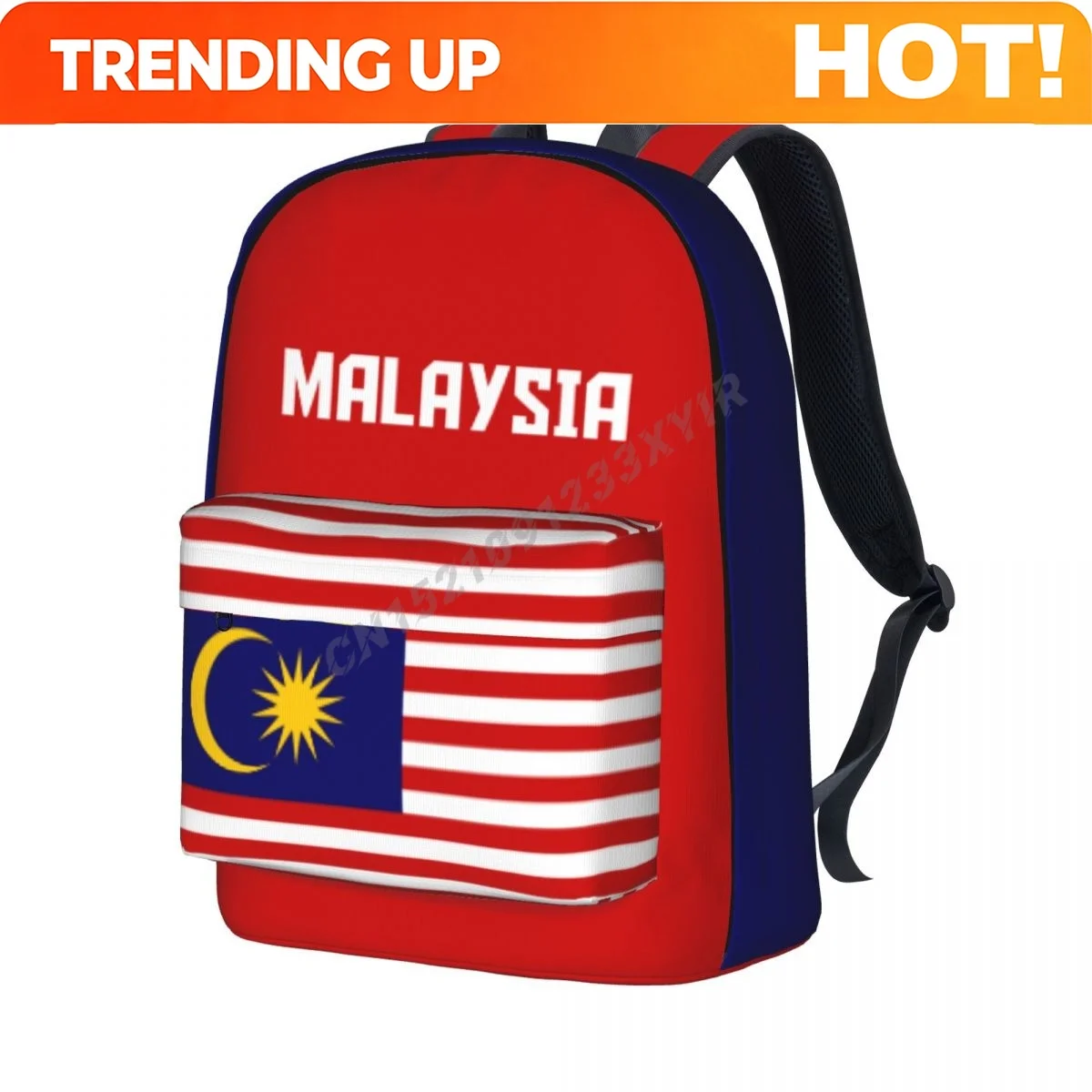 Phone Cases Malaysia - Zaino Personalizzato Unisex con Bandiera della