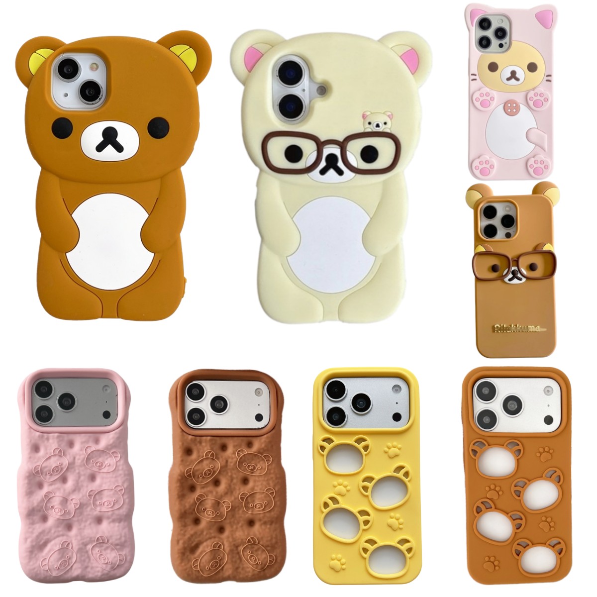 Phone Cases Iphone 16 - Custodia per telefono con orsetto 3D