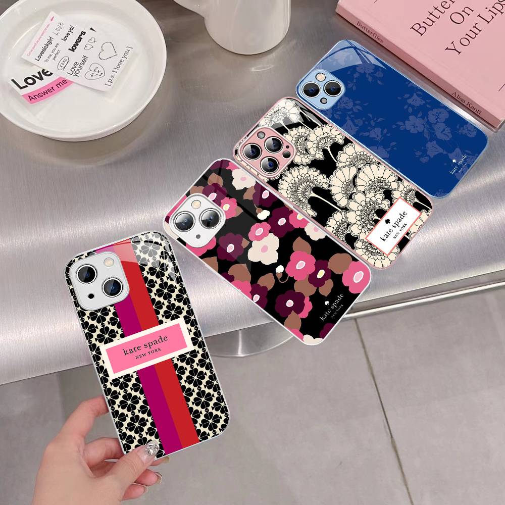 Phone Cases Kate Spade - Custodia per telefono K-Kate S-Spade Flower
