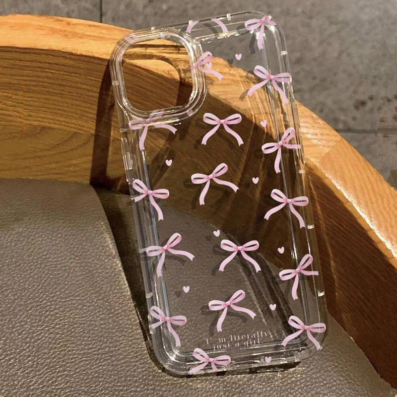 Phone Cases Dior - Custodia per telefono rosa con fiocco