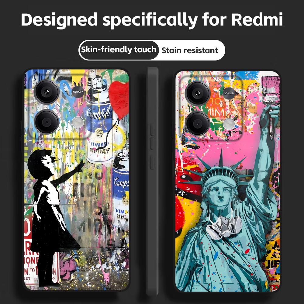 Phone Cases Xiaomi - Custodia per telefono Banksy Graffiti Art