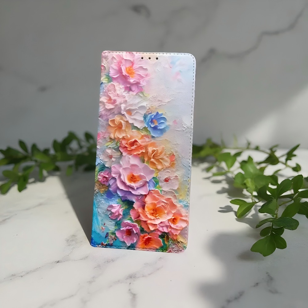 Phone Cases Samsung S25 Fe - Custodia a Portafoglio Magnetica in Pelle