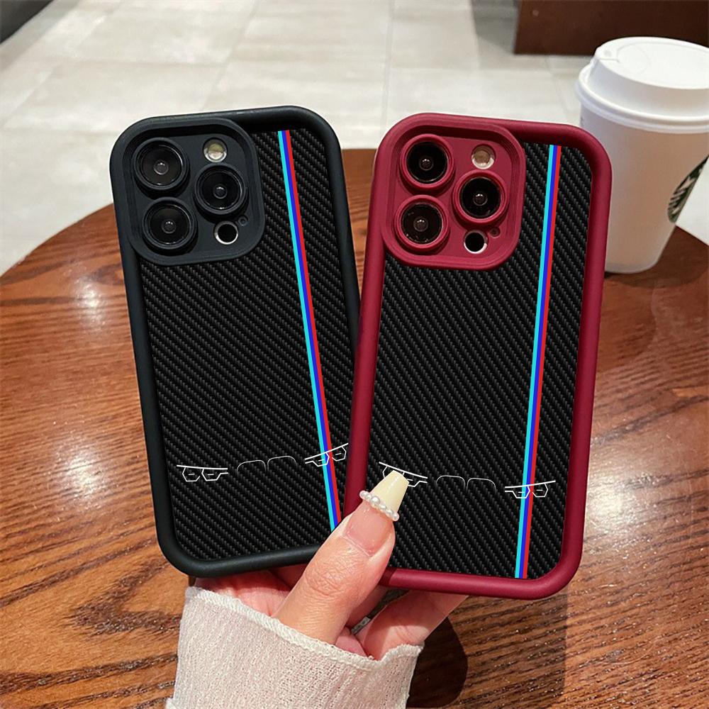 Phone Cases Cool - Cover posteriore opaca in carbonio con
