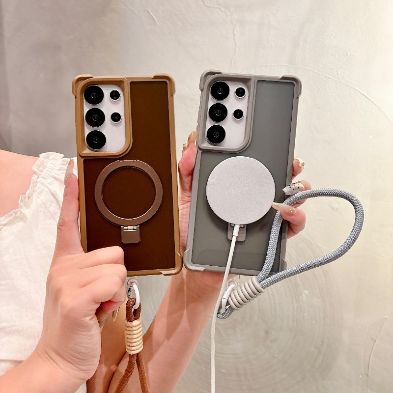 Ring Stand Case - Cinturino da Polso di Lusso Abbinato