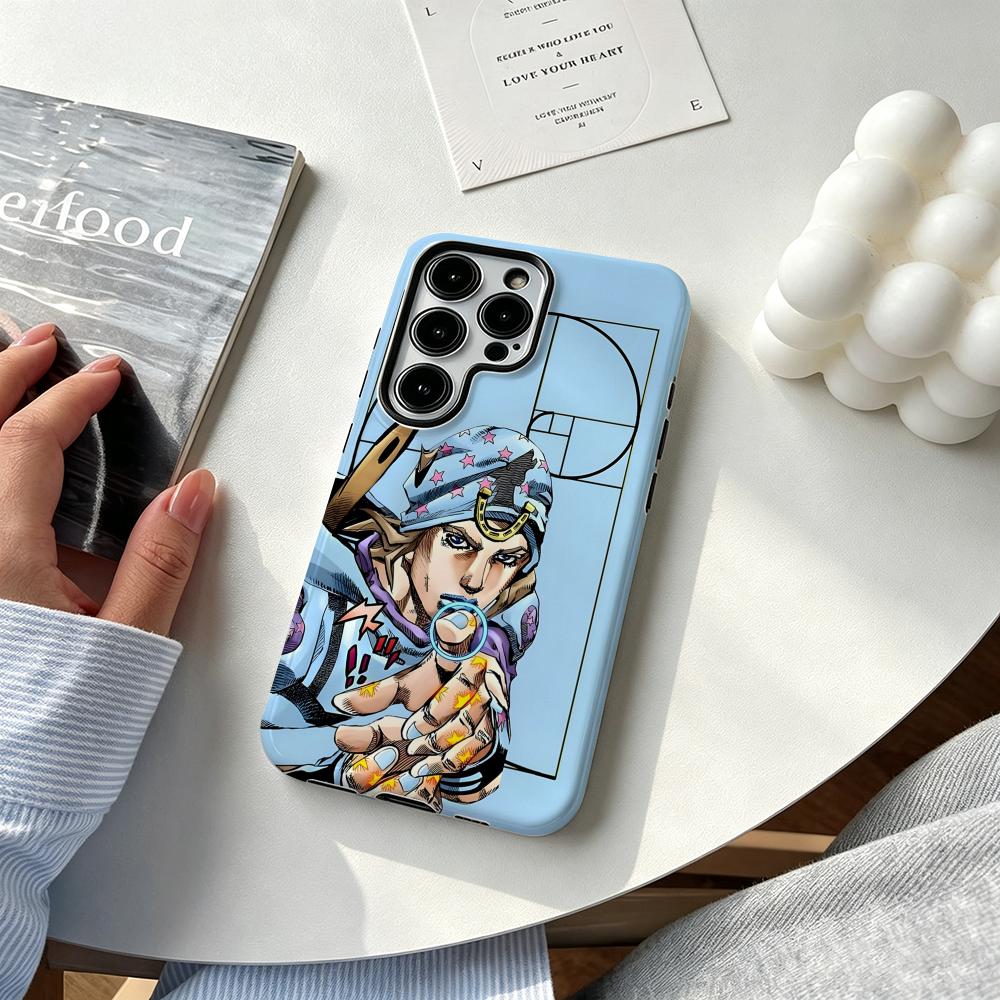 Phone Cases Cool - Cover per telefono Anime J-JOJO Steel