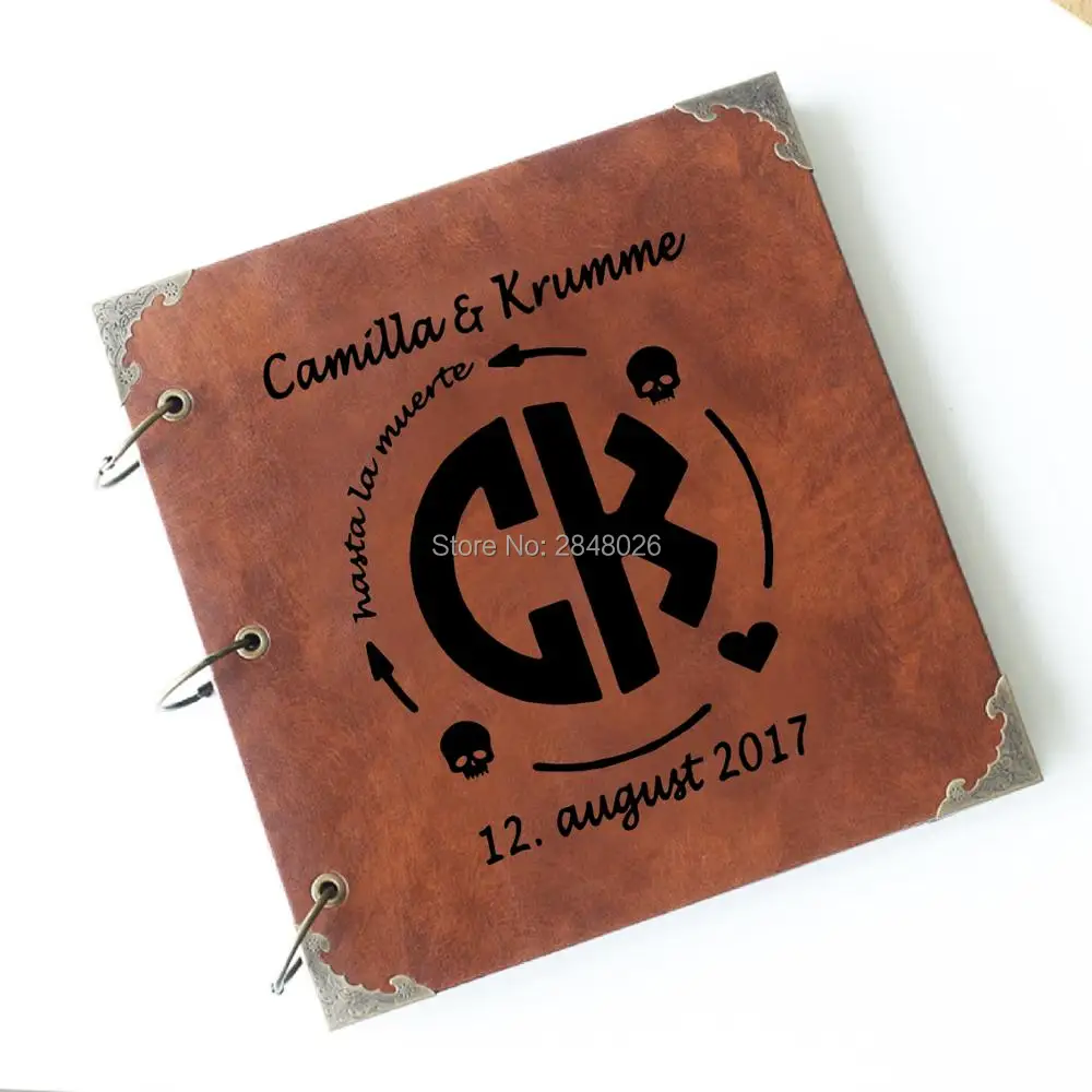 Monogram Custom Case - Libro degli ospiti del matrimonio con