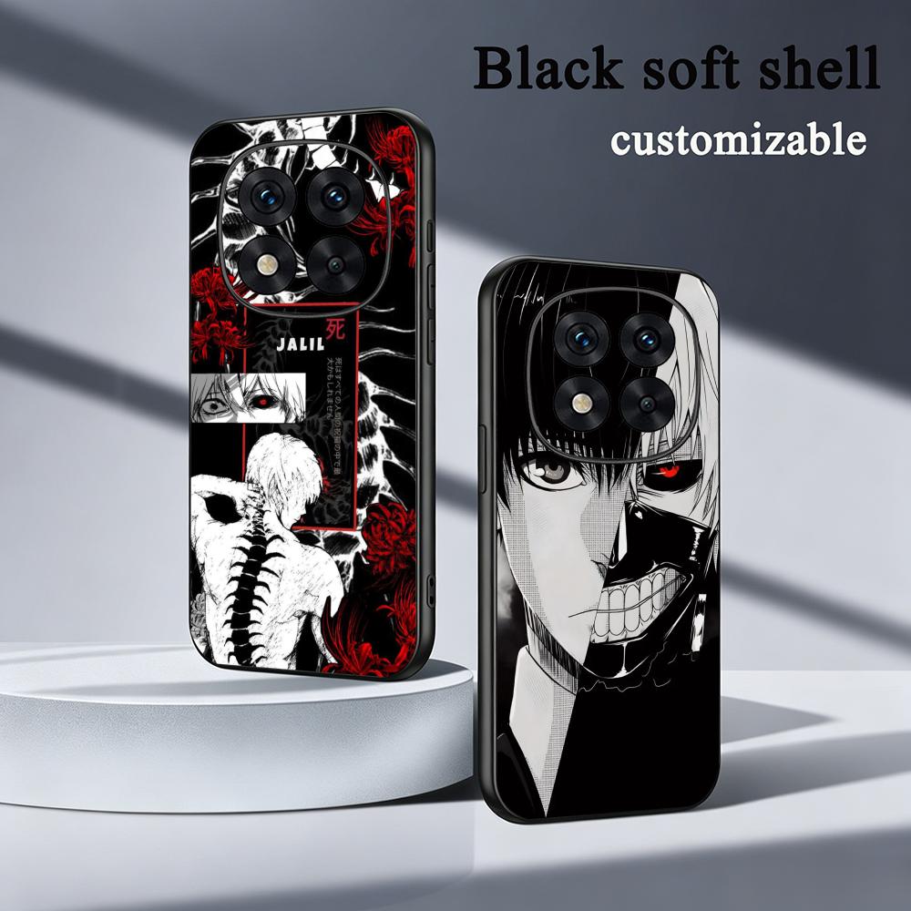 Phone Cases Xiaomi - Cover per telefono morbida nera con