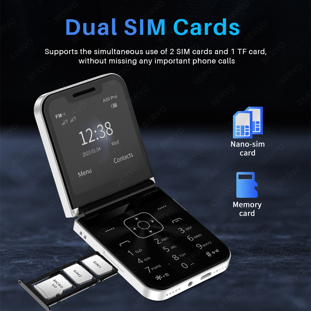 SERVO A50 Pro Flip Phone Dual  - Phone Cases Verizon recensione e prezzo
