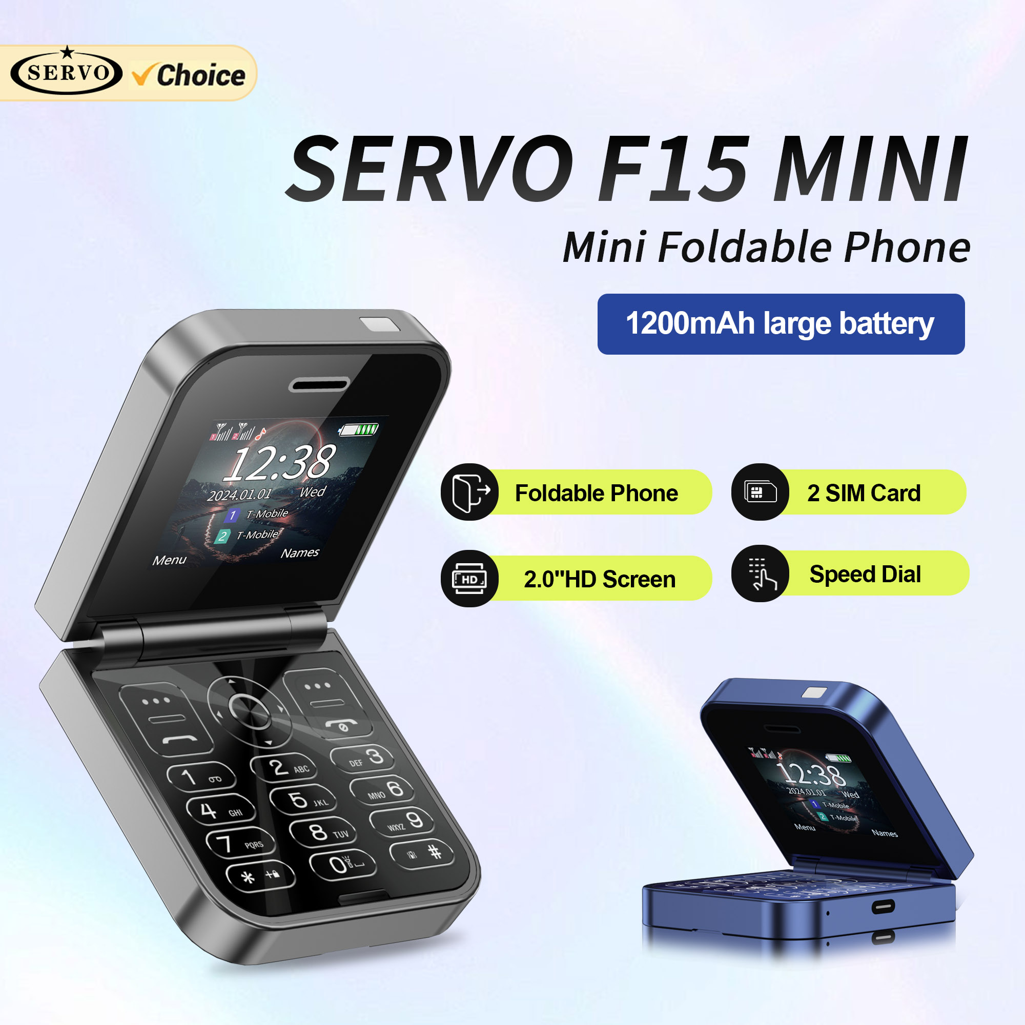 SERVO F15 Mini piccolo telefon - Phone Cases Verizon recensione e prezzo
