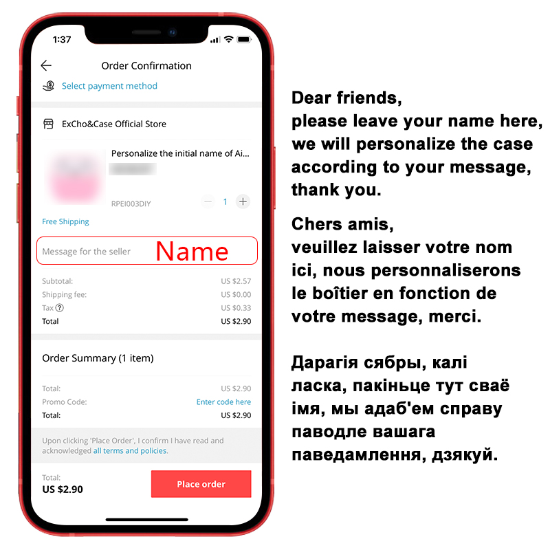 Custodia personalizzata con mo - Monogram Custom Case recensione e prezzo